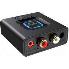 Бездротовий bluetooth aux адаптер 1Mii ML201 Black (R4515130820250) Бездротовий bluetooth aux адаптер 1Mii ML201 Black (R4515130820250)