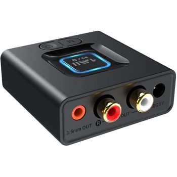 Бездротовий bluetooth aux адаптер 1Mii ML201 Black (R4515130820250) Бездротовий bluetooth aux адаптер 1Mii ML201 Black (R4515130820250)
