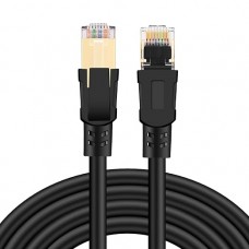 Високошвидкісний мережевий Патч корд Eono Cat8 5м до 40 Гбіт/с Black (R3942)