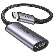 Перехідник USB-C to DisplayPort Ugreen CM654  8k/60hz Grey (R4170130820250)