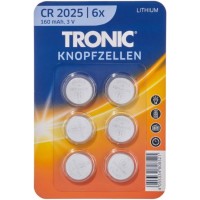 Батарейка Tronic літієва CR2025 блістер 6 шт  (PS-202509)