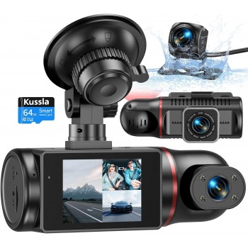 3-канальний відеореєстратор Kussla X30 1080P (P-202450) 3-канальний відеореєстратор Kussla X30 1080P (P-202450)