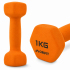 Гантелі вінілові Crivit 2 x 1 кг Orange (R4835131820250)
