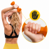 Гантелі вінілові Crivit 2 x 1 кг Orange (R4835131820250)