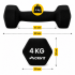 Гантелі вінілові Crivit 2 x 4 кг Black (R4838131820250) Гантелі вінілові Crivit 2 x 4 кг Black (R4838131820250)