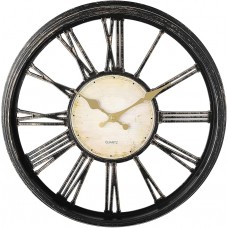 Настінний годинник DIYZON A1-03 у вінтажному стилі 40x25 см Black (R3949) Настінний годинник DIYZON A1-03 у вінтажному стилі 40x25 см Black (R3949)