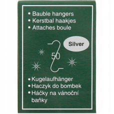 Гачки для підвішування кульок Silver (NY1431072025) Гачки для підвішування кульок Silver (NY1431072025)