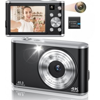 Цифрова камера ToAuite DC306 4K, 48MP Black (R3764)