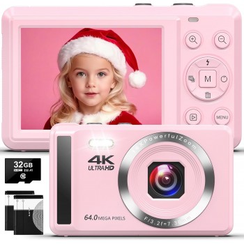 Цифрова камера YiFuar DC066 4K, 64MP Pink (R4377130820251)