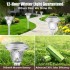 Сонячні садові ліхтарі BEAU JARDIN 4 шт Silver (RD4751131820250)