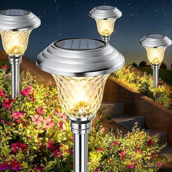 Сонячні садові ліхтарі BEAU JARDIN 4 шт Silver (RD4751131820250)