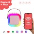 Бездротова колонка караоке з двома мікрофонами Fede K12 Pink (R4551131820250)
