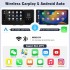 Автомобільний монітор CAMECHO 10,36-дюйма Full HD з підтримкою CarPlay та Android Auto, мультимедійний плеєр Black (R3740) Автомобільний монітор CAMECHO 10,36-дюйма Full HD з підтримкою CarPlay та Android Auto, мультимедійний плеєр Black (R3740)