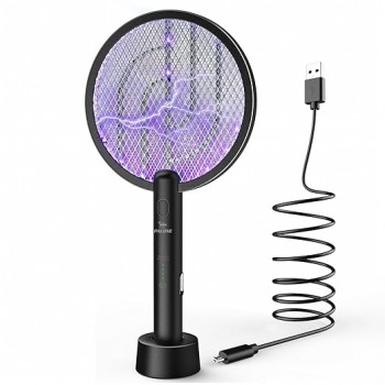 Електрична мухобійка Gooqag WD-942 2 шт. Black (R3967) Електрична мухобійка Gooqag WD-942 2 шт. Black (R3967)