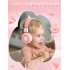 Навушники з вушками SIMJAR DBH-02 Pink (RN3541)