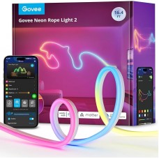 Світлодіодна стрічка Govee Neon Rope Light 2 H61D5 5 метрів White (R3615) Світлодіодна стрічка Govee Neon Rope Light 2 H61D5 5 метрів White (R3615)