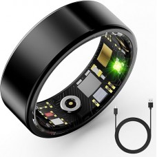 Смарт-кільце Smart Ring HitTopss SR-H Розмір 19 Black (R3408)