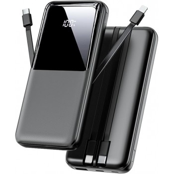 Повербанк CFIAI PB-08 15000 мАг PD Quick Charge 3.0 22,5 Вт Black (R3793)