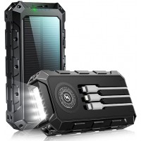 Повербанк Mordraoe 48000 мАг з сонячною батареєю Black (RD4147130820250)