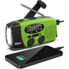 Аварійне ручне радіо Esky HN-28 Green (R3694)
