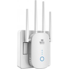 Бездротовий підсилювач-ретранслятор 2,4 та 5 ГГц Wi-Fi White (R4361130820250) Бездротовий підсилювач-ретранслятор 2,4 та 5 ГГц Wi-Fi White (R4361130820250)