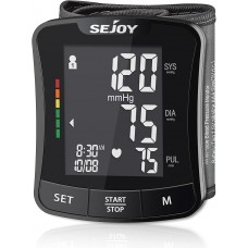 Тонометр автоматичний на зап'ястя Sejoy DBP-2208 Black (R3509) Тонометр автоматичний на зап'ястя Sejoy DBP-2208 Black (R3509)