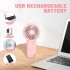 Портативний вентилятор JYPS ‎DM-39A Pink (R3511)