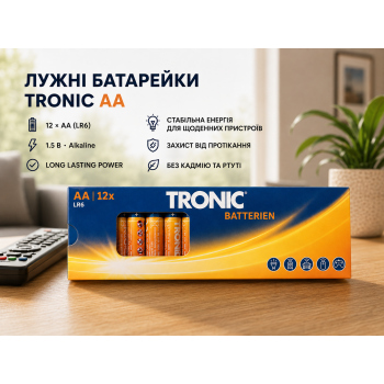 Батарейки  TRONIC LR6 АА 12шт  (R4767131820250)