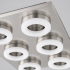 Накладна люстра світильник квадратна EGLO Bressanone White/Steel 9х2.5W (EG_78689) Накладна люстра світильник квадратна EGLO Bressanone White/Steel 9х2.5W (EG_78689)