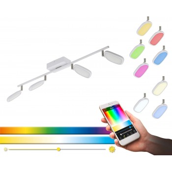 Розумний точковий світильник EGLO  White RGB світло Bluetooth 2700-6500К (EG_33277)