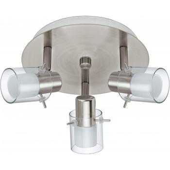 Точковий спот світильник EGLO Sparano Silver 3x5W (EG_93822)