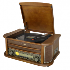 Програвач вінілу Soundmaster NR560 MP3/FM/CD/Bluetooth/USB Brown (MU404813082025) Програвач вінілу Soundmaster NR560 MP3/FM/CD/Bluetooth/USB Brown (MU404813082025)